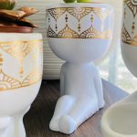 Κασπώ Ανθρωπάκι Λευκό L9,5xW7,5xH12,5 cm